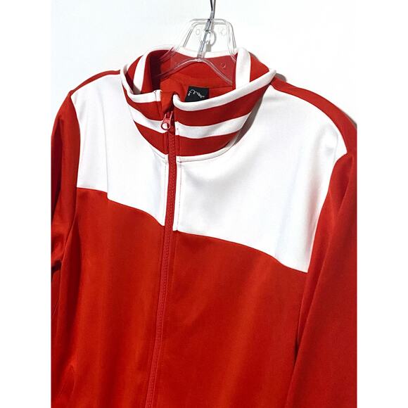 Art Class Red White Zip Track Jacket Kids Youth Unisex XXL NWT Athleisure Sporty - Picture 2 of 7